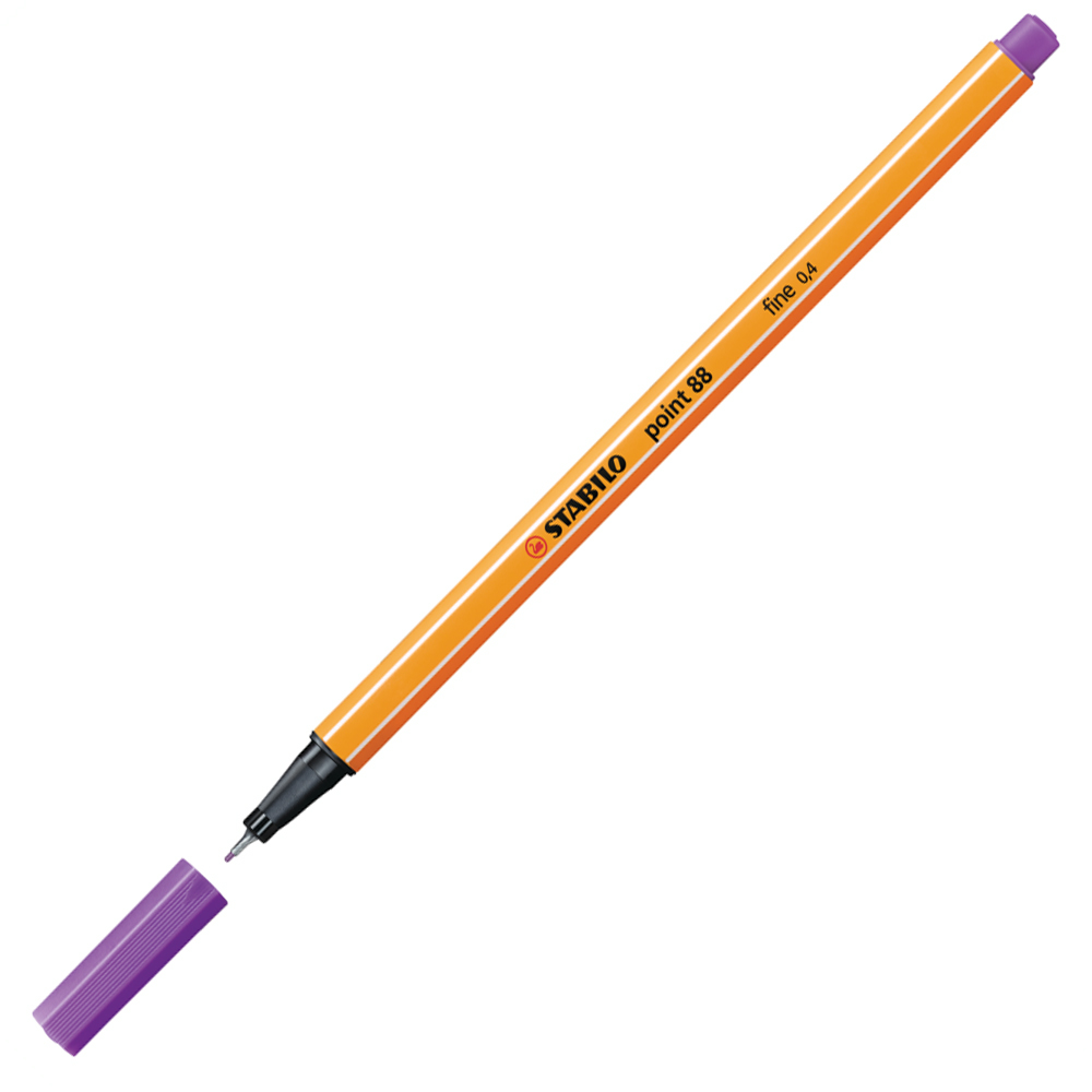 Stabilo Keçe Uçlu İnce Kalem ( 10 adet) 88 Point 0.4 MM Mor 88/55