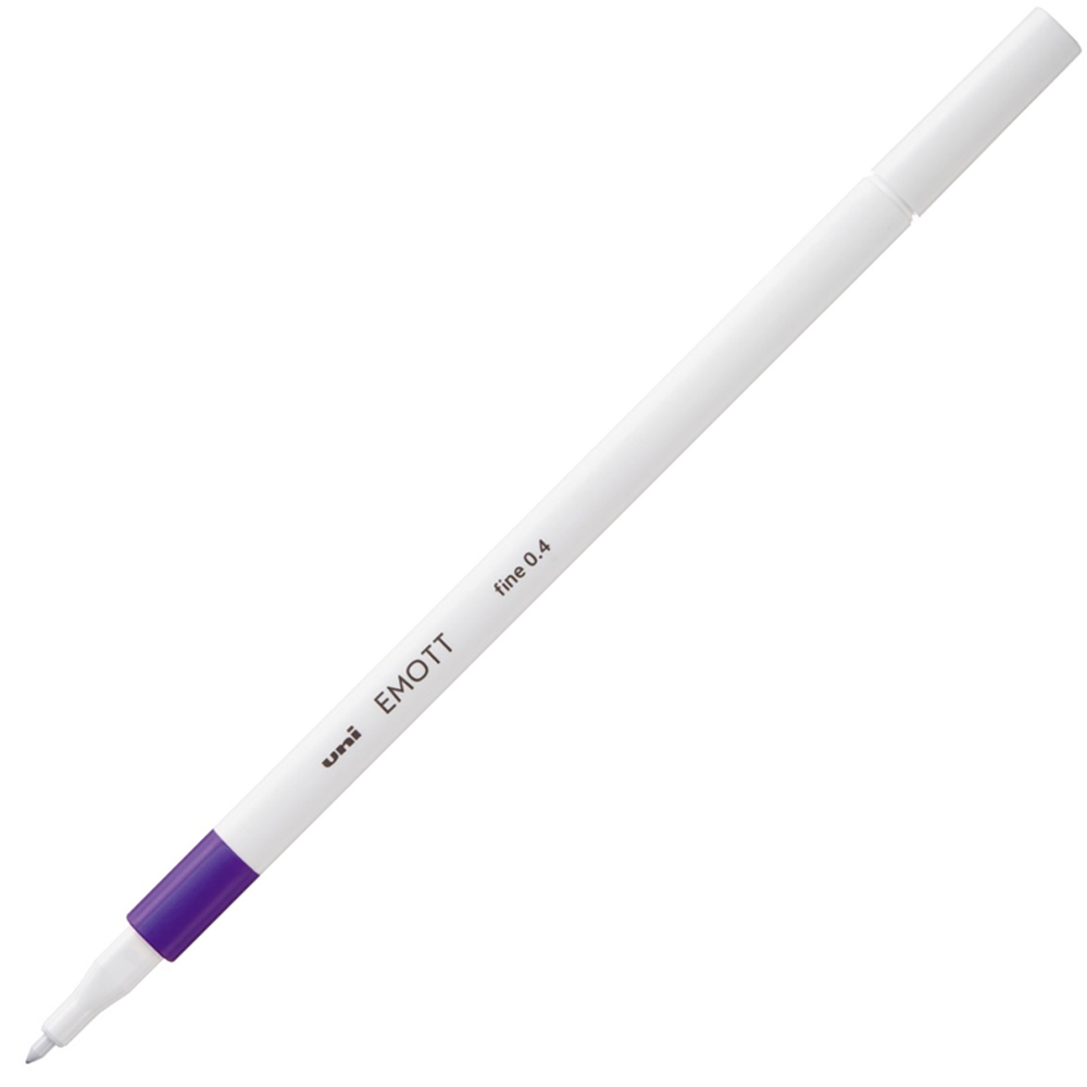 Uni-Ball Akrilik Uçlu Kalem Emott 0.4 MM Fine Fuşya-10-PKT
