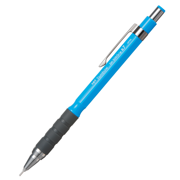 Tombow Versatil Kalem SH-300 Grip 0.7 MM Açık Mavi SH-GR43R7-12-LI-PKT