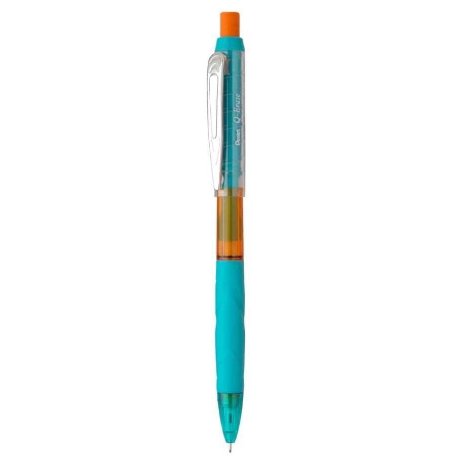 Pentel Versatil Kalem Metal Klipsli Büyük Boy Silgili Q-ERASE 0.5 MM Yeşil