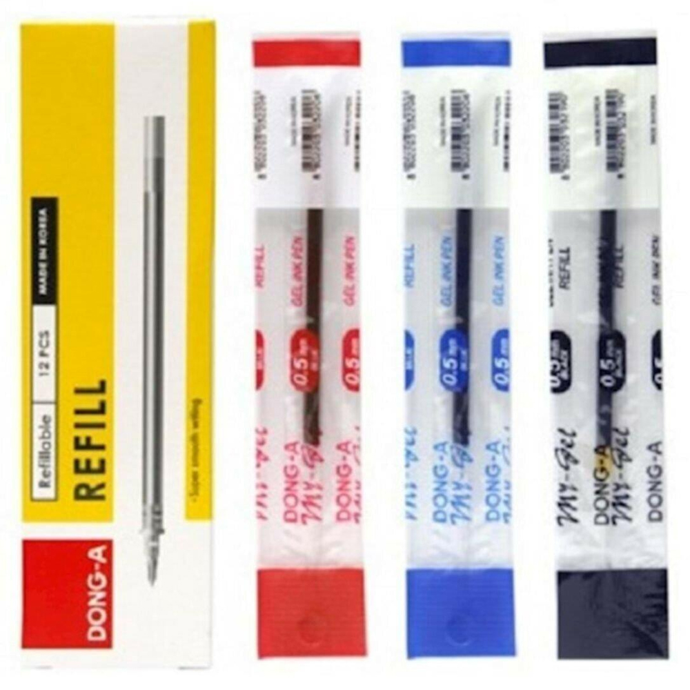 Dong-A Tükenmez Kalem Yedeği(12li) Mygel Jel 0.5 MM Mavi 211120