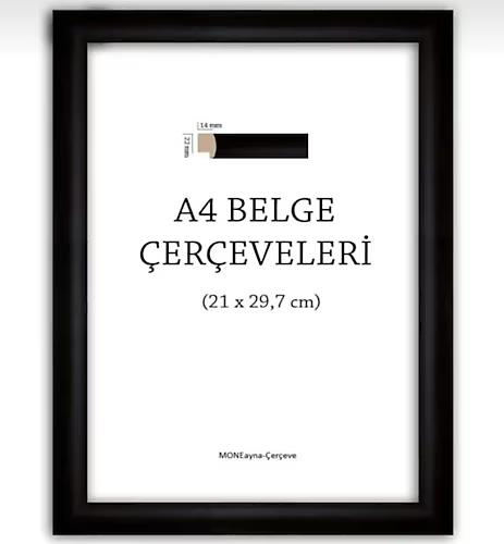 Ekstrafix Çerçeve A4 22 Li Siyah Fix-çs01