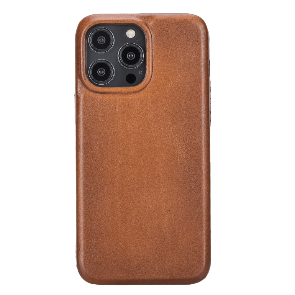 Apple iPhone 14 Pro Max Uyumlu Deri Arka Kapak ROCK RST2E