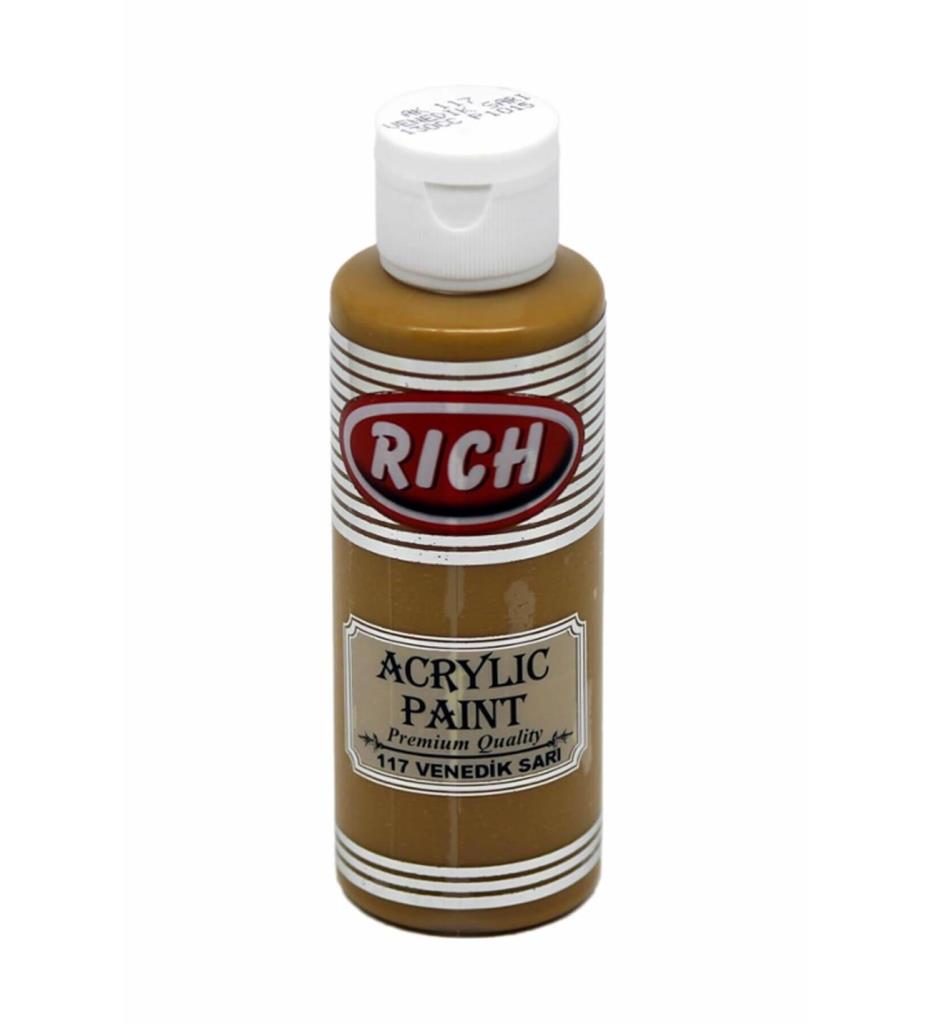 Rich Akrilik Boya Master 120 CC Venedik Sarı 117