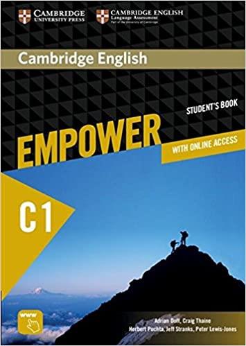 EMPOWER ADVANCED STUDENT'S BOOK ONLINE ASSESSMENT AND PRACTICE ,AND ONLINE WB C1