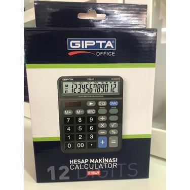 Gıpta Hesap Makinesi Masa Üstü 12 Hane Vergi Fonks. F3049