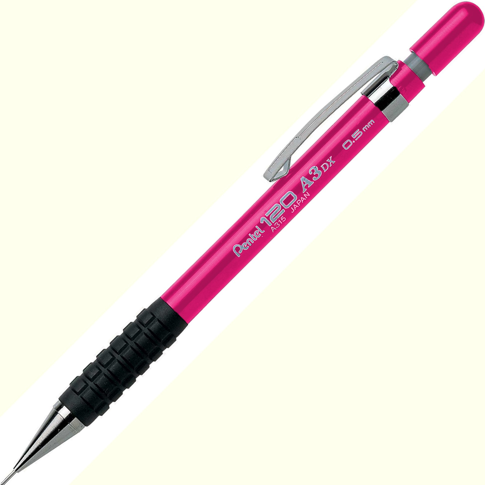 Pentel Versatil Kalem (12 li) 120 A3DX 0.5 MM Pembe A315-P X