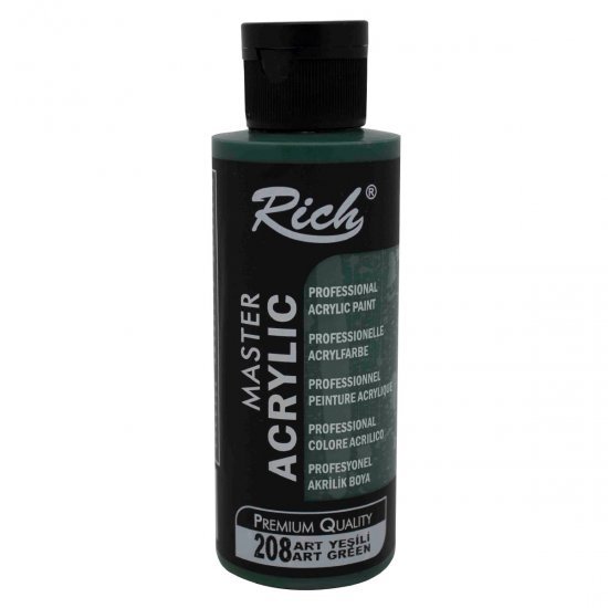 Rich Akrilik Boya Master 120 CC Art Yeşili 208