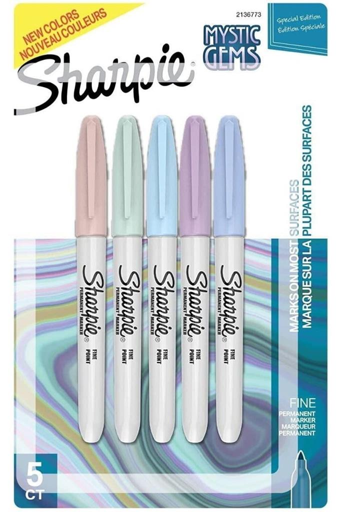 Sharpıe Markör Permanent Fine Mystıc Gems 5 Li Bls 2157670