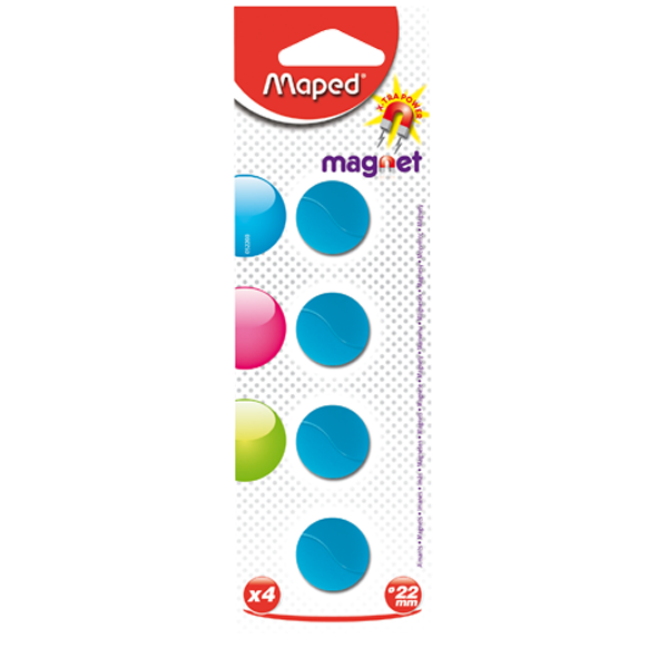 Maped Mıknatıs 22 MM 4 LÜ 052200