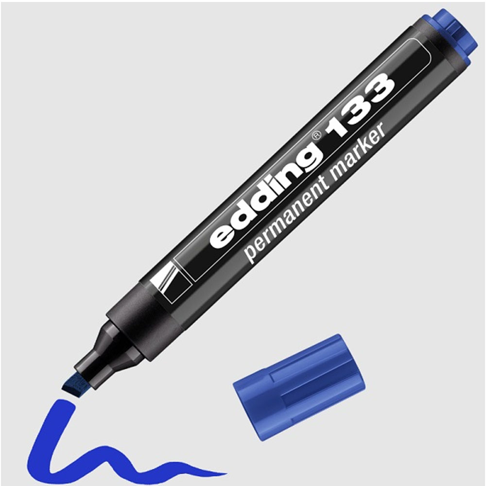 Eddıng 133 Permanent Markör  (10 lu sadece Mavi)