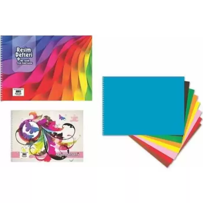 Keskin Color Resim Defteri Fon Kartonlu 25x35 10+10 Yaprak