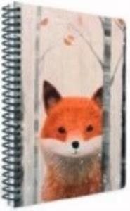 Gıpta Sneak Peek Spiralli Karton Kapak Defter A4 80 YP Çizgili