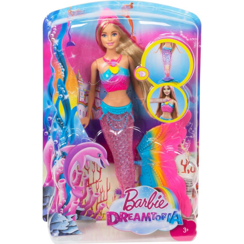 Barbie Sürpriz Barbie Gökkuşağı Deniz Kızı Bebekler (adet fiyatı, 1 defaya mahsus renk değiştirir)