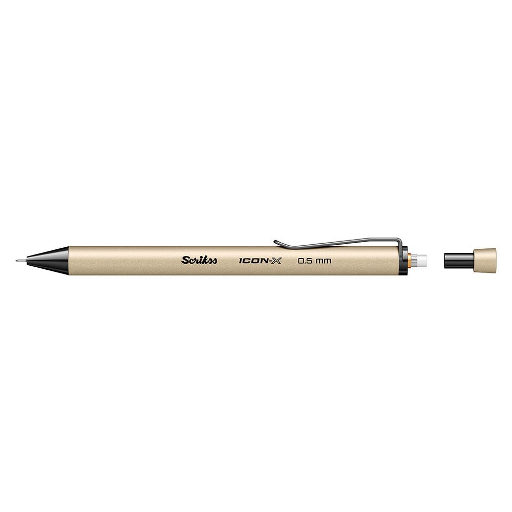 Scrikss Versatil Kalem Icon-x Metal 0.5 MM Bej 12 Li