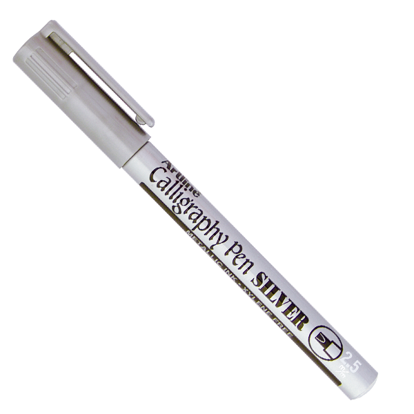 Artline Kaligrafi Kalemi Kesik Uçlu 2.5 MM Gümüş EK993XF-*-12 Lİ