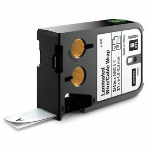 Dymo XTL LamineTel/Kablo 21x39 MM Beyaz/Siyah 150 Etiket