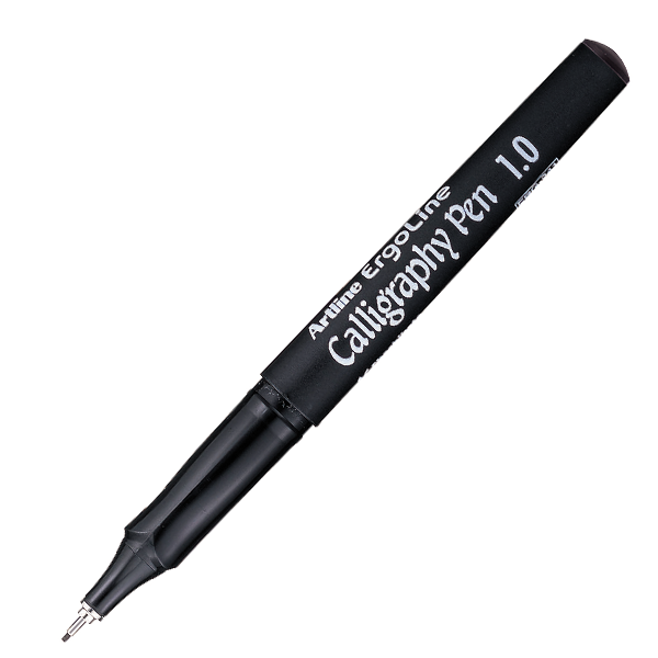 Artline Kaligrafi Kalemi ( 12 adet ) Ergoline 1.0 MM Siyah ERG-241