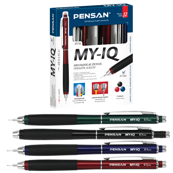 Pensan Versatil Kalem My IQ 0.5 MM 21116-12-LI-PKT