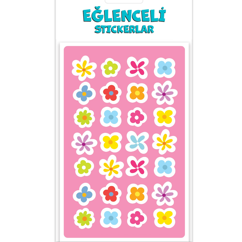 Keskin Color Puffy Sticker Orta Boy Çiçek 221204-99