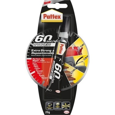 Pattex 60 Saniye Universal Yapıştırıcı 20 Gr 1994326