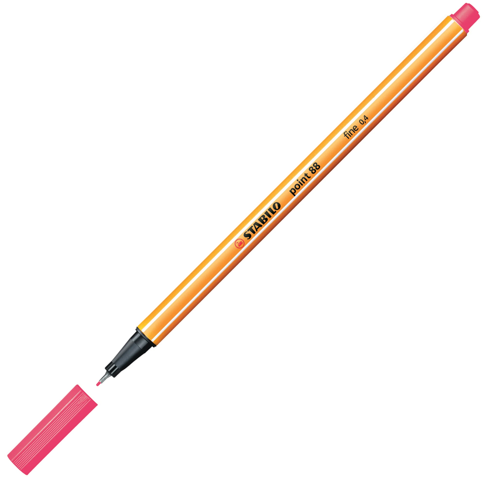 Stabilo Keçe Uçlu İnce Kalem ( 10 adet) 88 Point 0.4 MM Açık Pembe 88/17