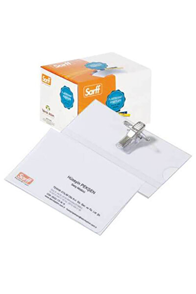 Sarff Kart Kabı Muhafaza Pvc Kokart İğneli 15323052