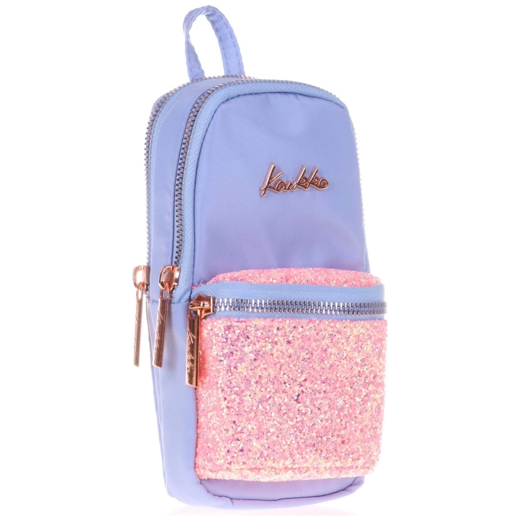 Kaukko Kalem Çantası Brıght Junıor Bag Taşlı-Floral Mavi K2468