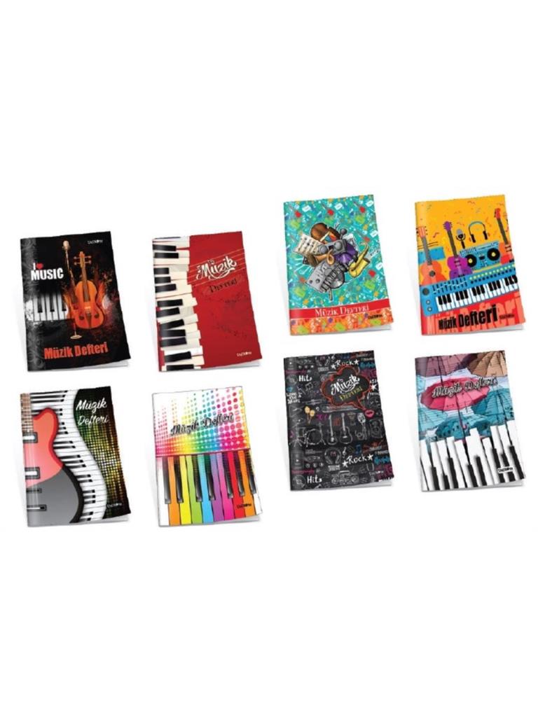 Çınar Müzik Defteri Dikişli Karton Kapak 40 Yp A4 22002-24-LI-PKT