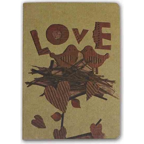 Liz Defter Kraft Kapak Ivory Kareli 50 YP A5 KFA5K