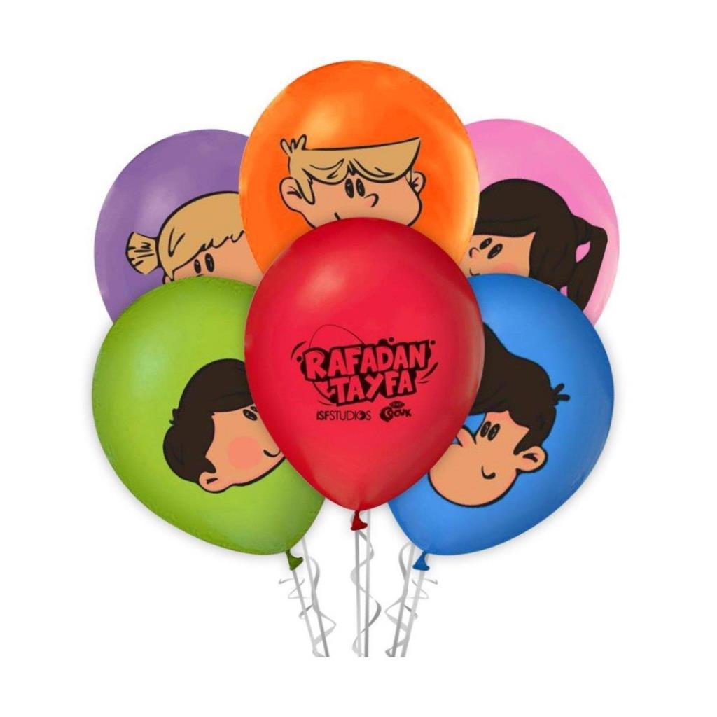 Balonevi Balon 4+1 Rafadan Tayfa Baskılı 12" 8 Li