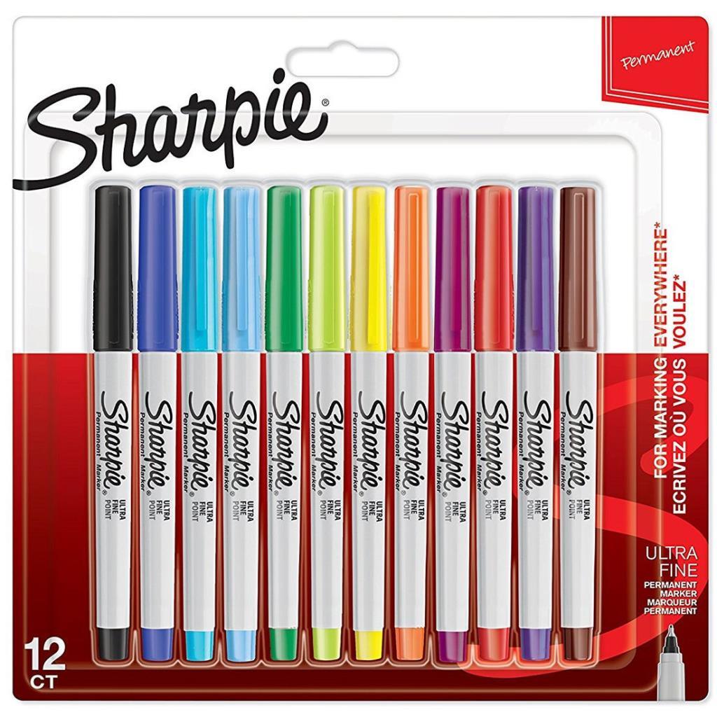 Sharpie Markör Permanent Ultra Fine Karışık Renk 12 Lİ SH-2065408