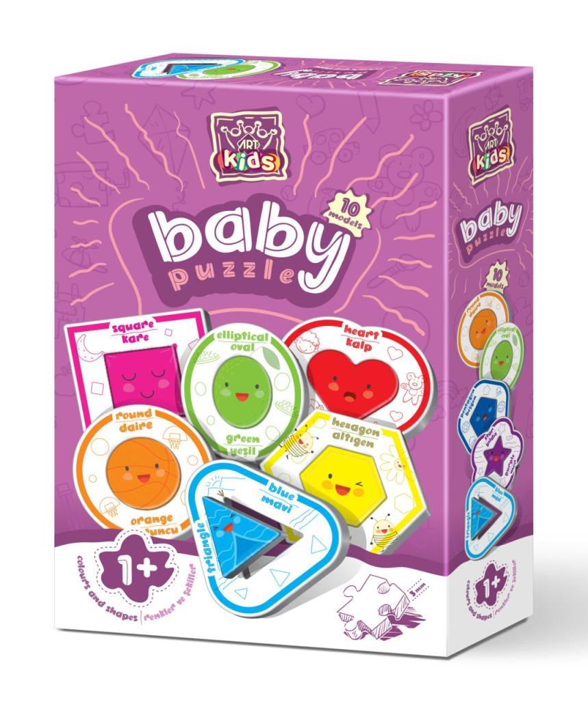 Art Puzzle Renkler Ve Şekiller Baby 5823