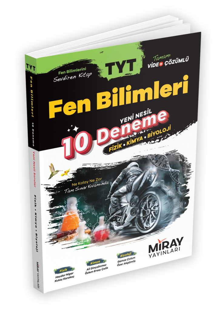 Miray TYT Fen Bilimleri 10 Deneme