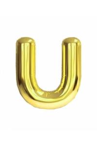 Nedi Balon Folyo  Harf Altın U 02144 (Şişirilmemiş ) 100 cm