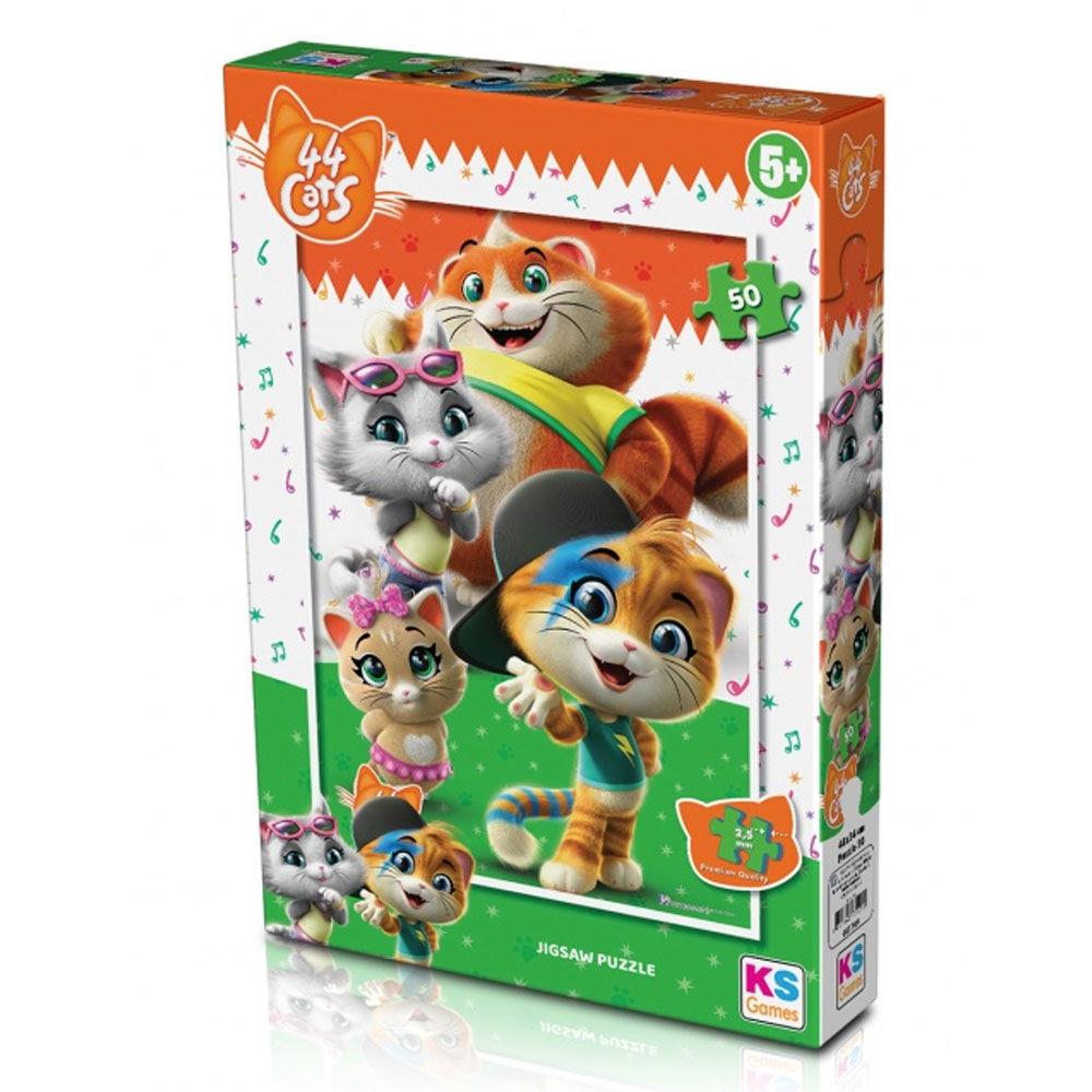 Ks Games Puzzle 50 Parça 44 Cats Puzzle CAT 709