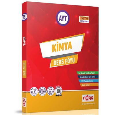 NEGO AYT KİMYA KONU ANLATIM FÖYÜ