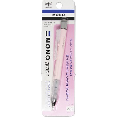 Tombow Versatil Kalem Mono Graph Pastel 0.5 MM Blisterli S.Pembe