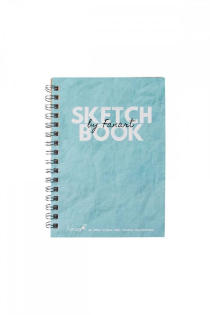 Fanart Academy Sketch Book 120 GR Spiralli 50 YP A6 Turkuaz 8671