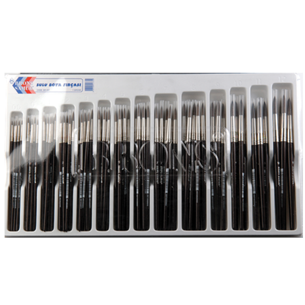 Brons Fırça Seti Sulu Boya BR-247 ( 144 ADET )