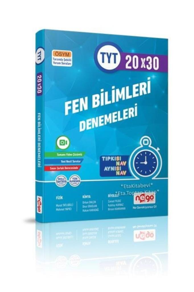 NEGO TYT 20*30 FEN BİLİMLERİ BRANŞ DENEMELERİ