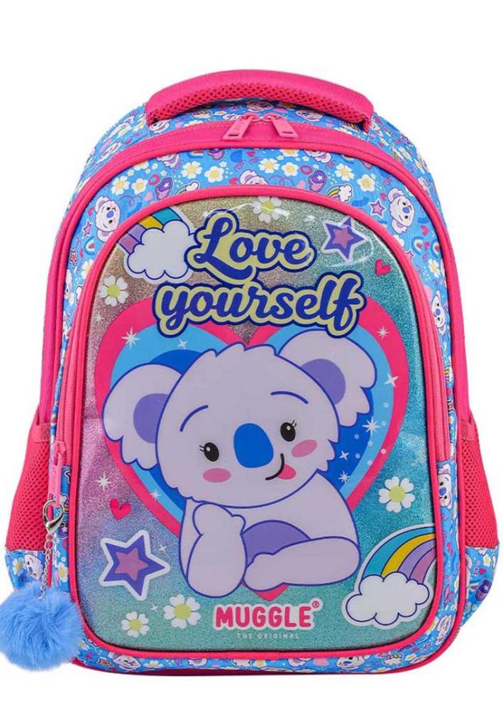 Muggle Okul Çantası Cute Koala Mavi Mu-8744