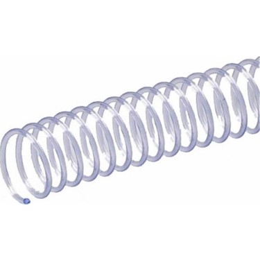 Kayreb Spiral Plastik Helezon 100 LÜ 25 MM Şeffaf