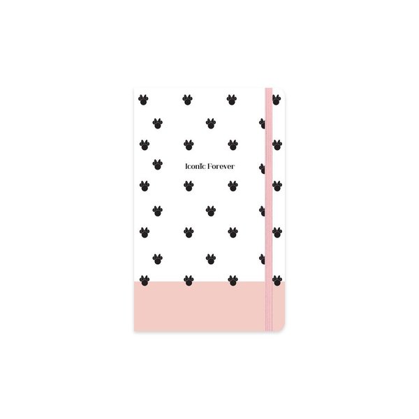 Minnie Lastikli Defter Ciltli 13x21 80 Yp Çizgili