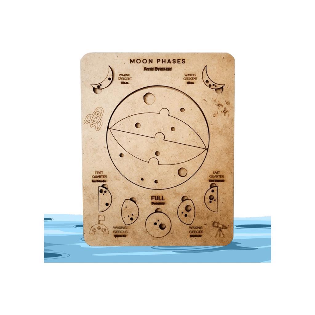 Moon Beavers Ayın Evreleri Ahşap Eğitici Oyun