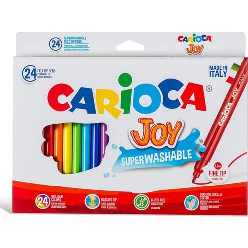 Carioca Keçeli Boya Kalemi Joy Süper Yıkanabilir 24 Lü 40615