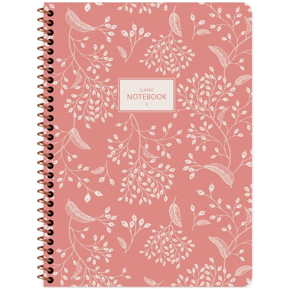 Keskin Color Defter Karton Kapak Spiralli Pst Flora 16,5x22,5 80 YP Düz