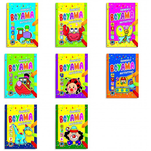 4E Boyama Kitab� Aktiveli �rneklli 48 Syf Karatay Yay�nevi