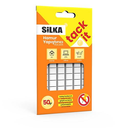 Silka Tack-�t Yap��t�r�c� 50 GR Beyaz Art.1112