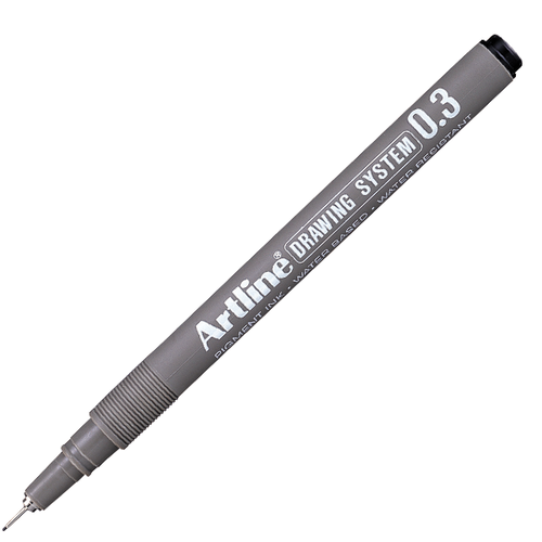 Artline Çizim Kalemi 0.3 MM Siyah EK233 ( 12 ADET )